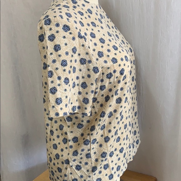 Worthington short sleeves blouse size Large - Picture 5 of 8